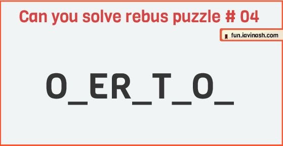 11 rebus puzzles everyone is struggling to solve